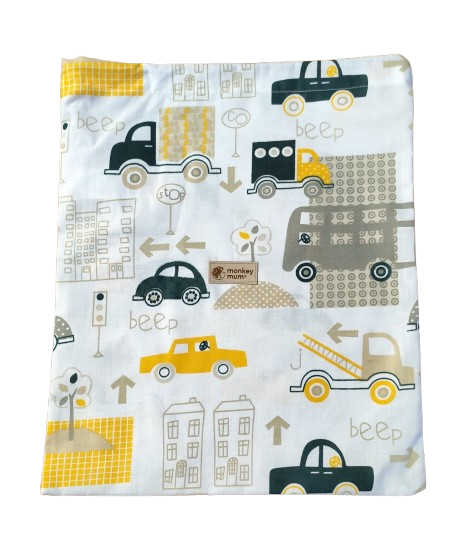 Stoffen zak Monkey Mum® - Stadsvervoer