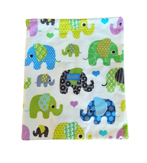 Stoffen zak Monkey Mum® - Vrolijke olifant