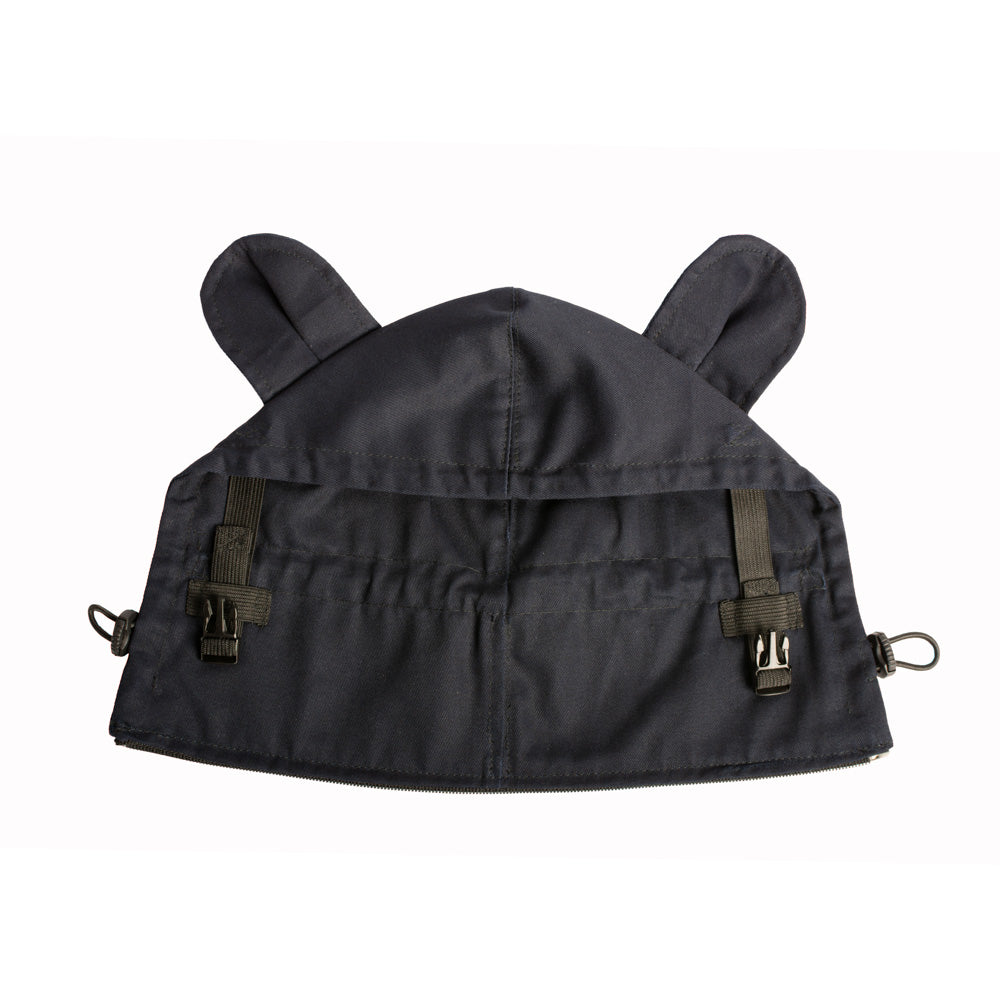 Monkey Mum® Lichte capuchon voor de Carrie-draagzak - Zilveren duisternis