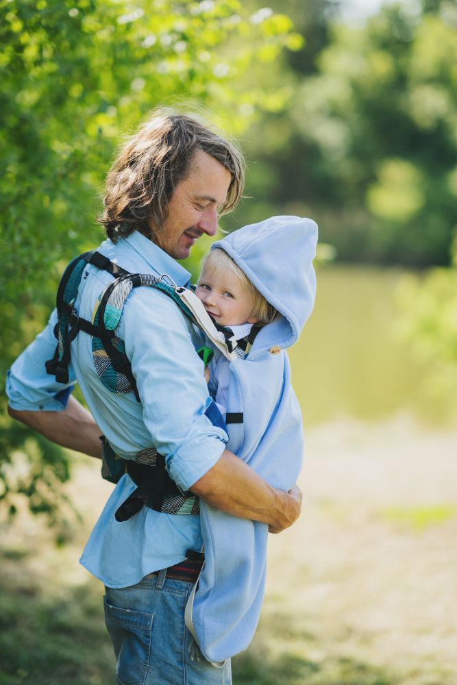 Monkey Mum® Porte-bébé évolutif ergonomique Carrie - Charme géométrique