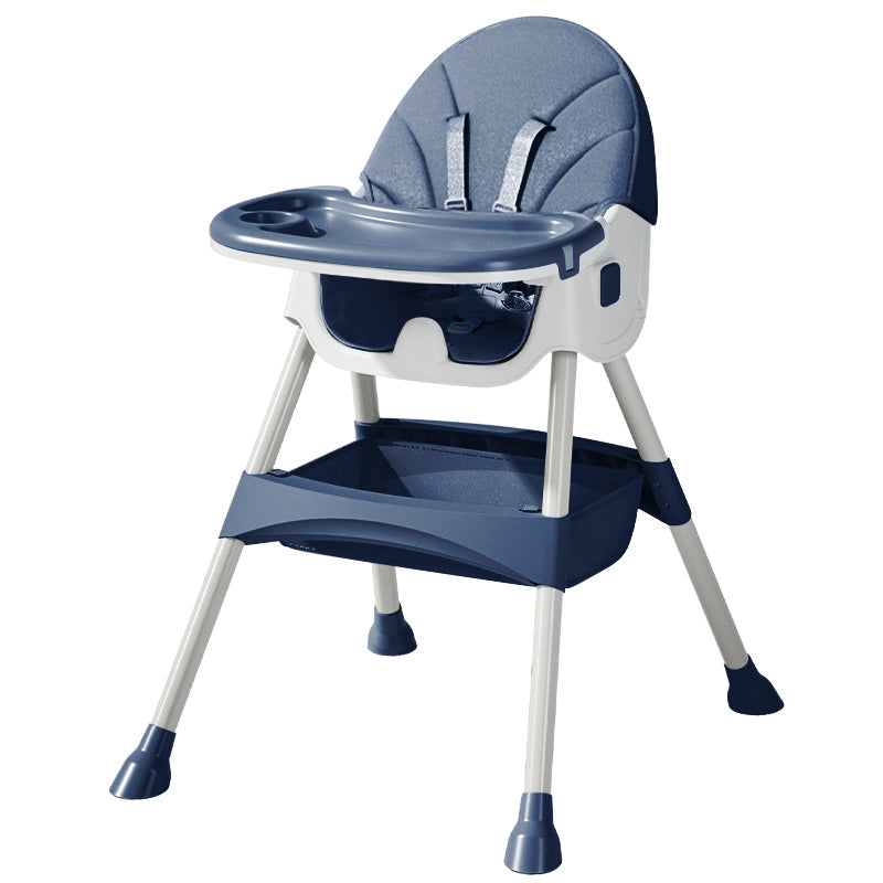 Chaise haute pour enfant 2 en 1 Comfort - Bleu - déballée