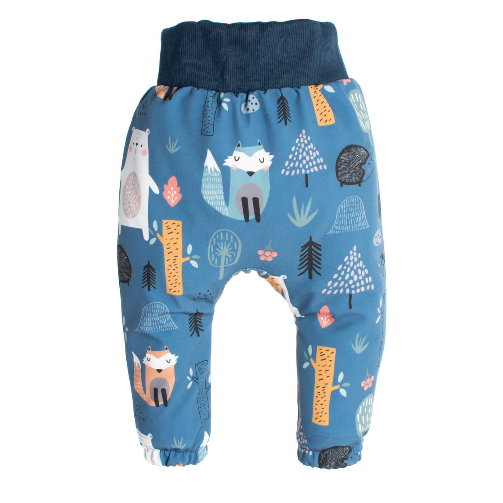 Pantalon enfant softshell avec membrane Monkey Mum® - Animaux nocturnes