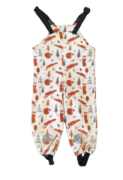 Monkey Mum® Pantalon salopette softshell avec membrane - Jeux du renard