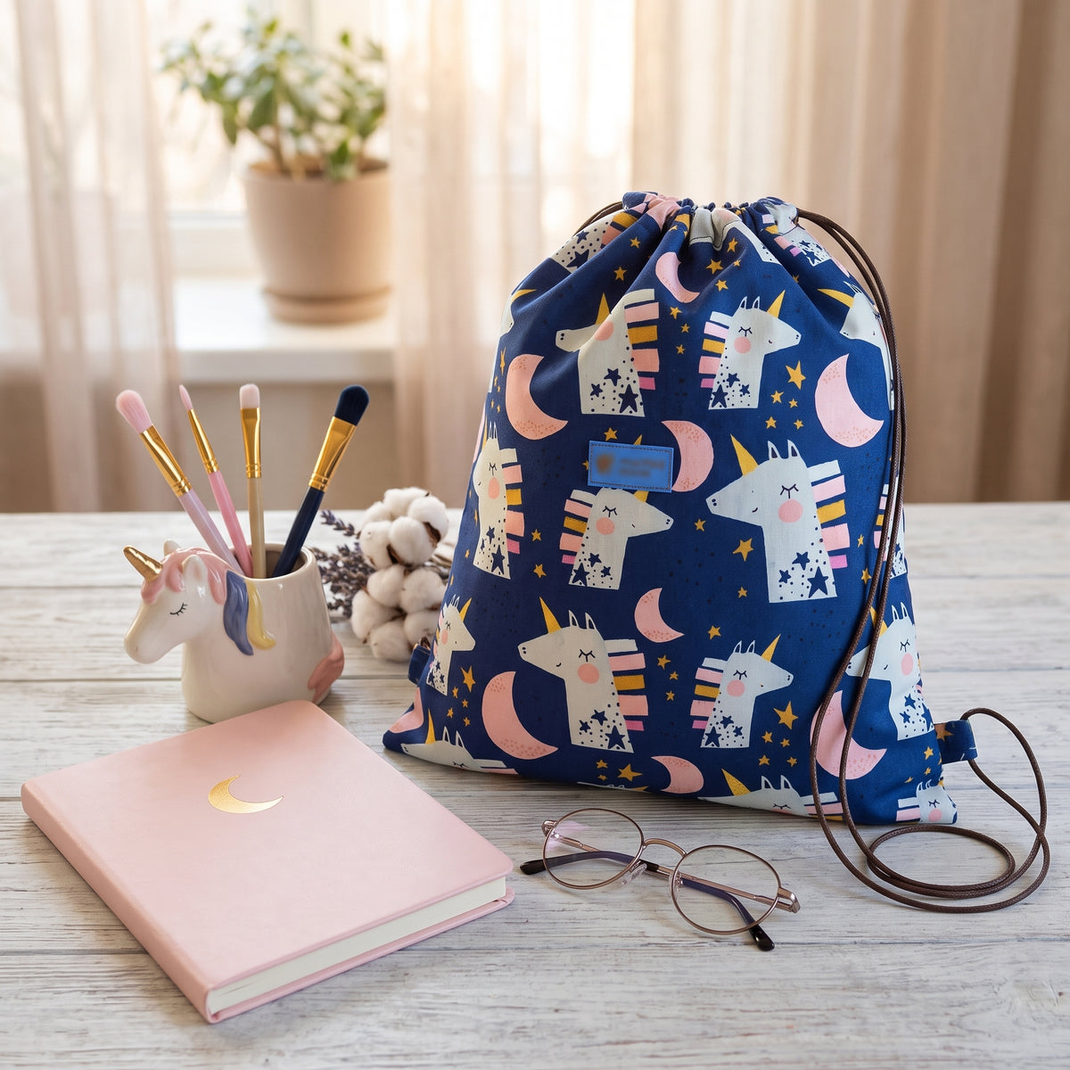 Sac en tissu Monkey Mum® - Licorne