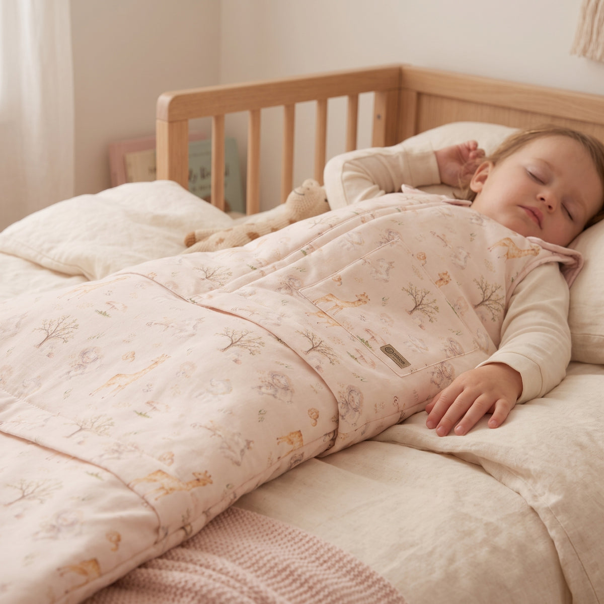 Sac de couchage évolutif d’hiver Monkey Mum® 0 - 4 ans - lot - Printemps avec des petits animaux