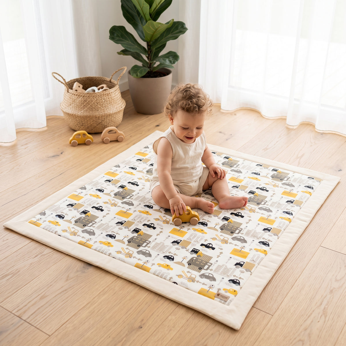 Speelkleed Monkey Mum® - Stadsverkeer