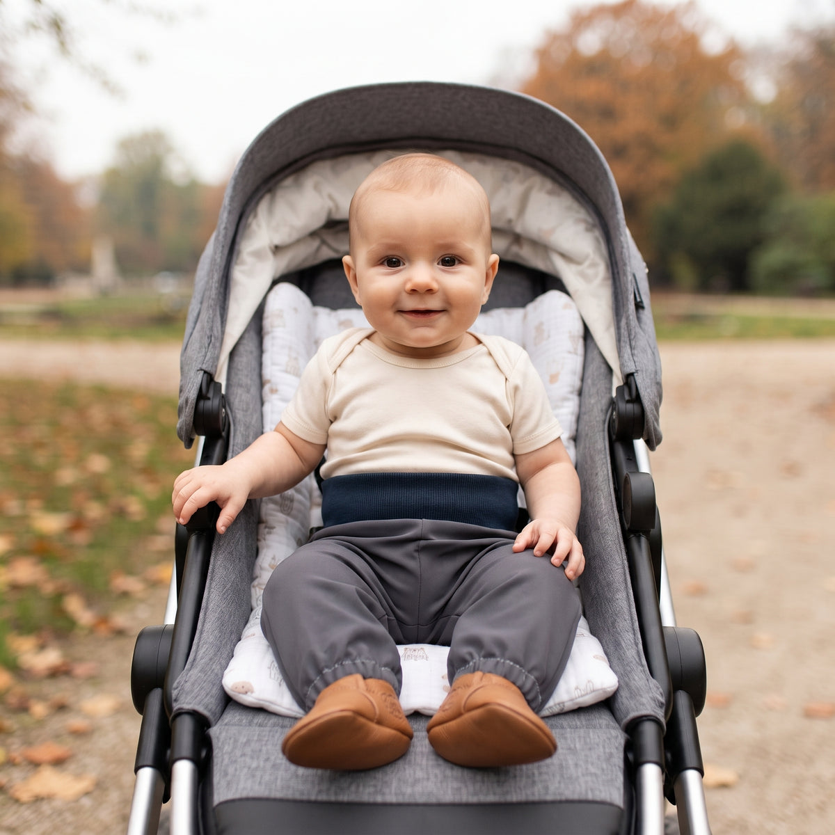 Pantalon enfant softshell avec membrane Monkey Mum® - Excursion mystérieuse