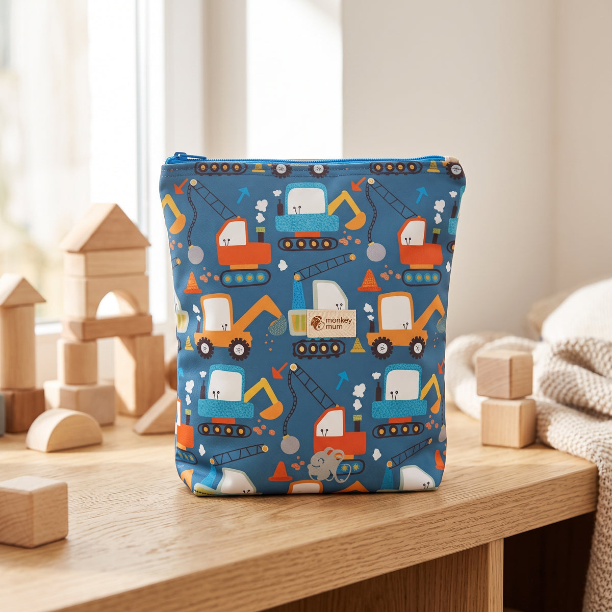 Petit sac à dos softshell pour enfant Monkey Mum® - Chantier ludique