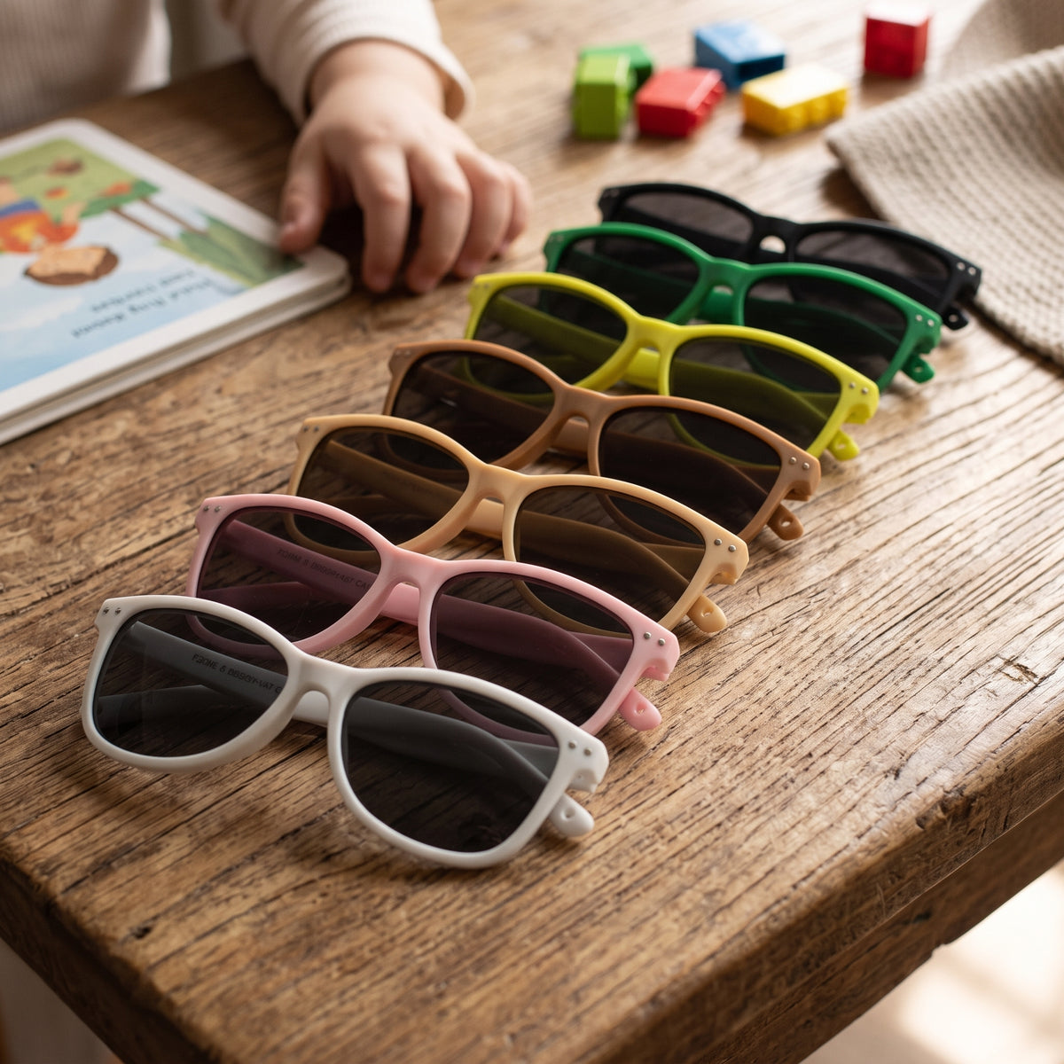 Lunettes de soleil pour enfants Monkey Mum® - Surveillance de loup - plusieurs couleurs