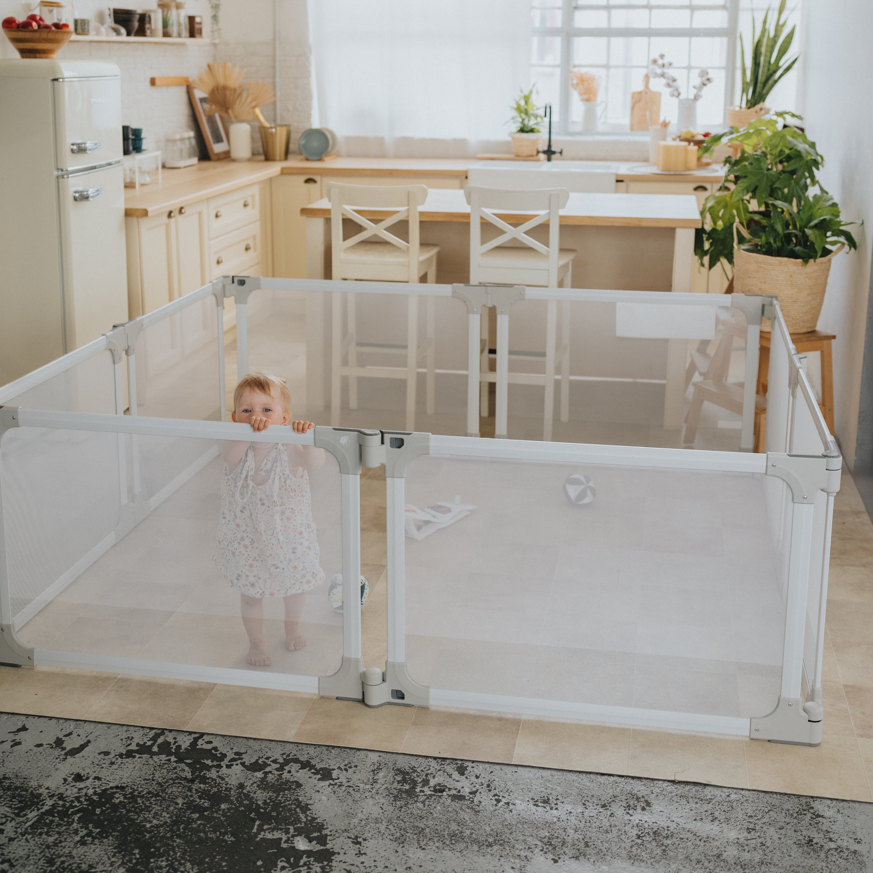Veilige box Monkey Mum® - uitgepakt