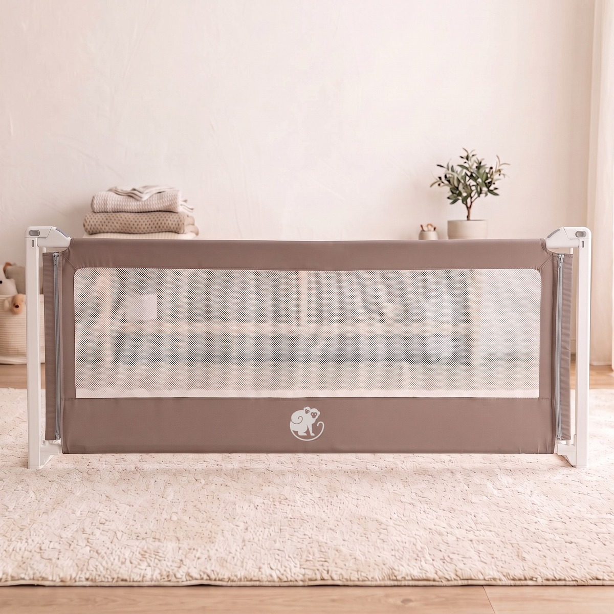 Hoes voor bedhekje Monkey Mum® Popular – Donkergrijs