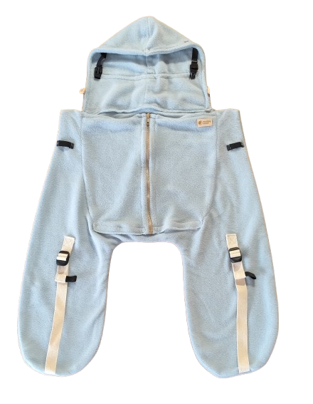 Monkey Mum® Verwarmende fleecetas voor draagzak of kinderwagen Carrie - Zeehondje