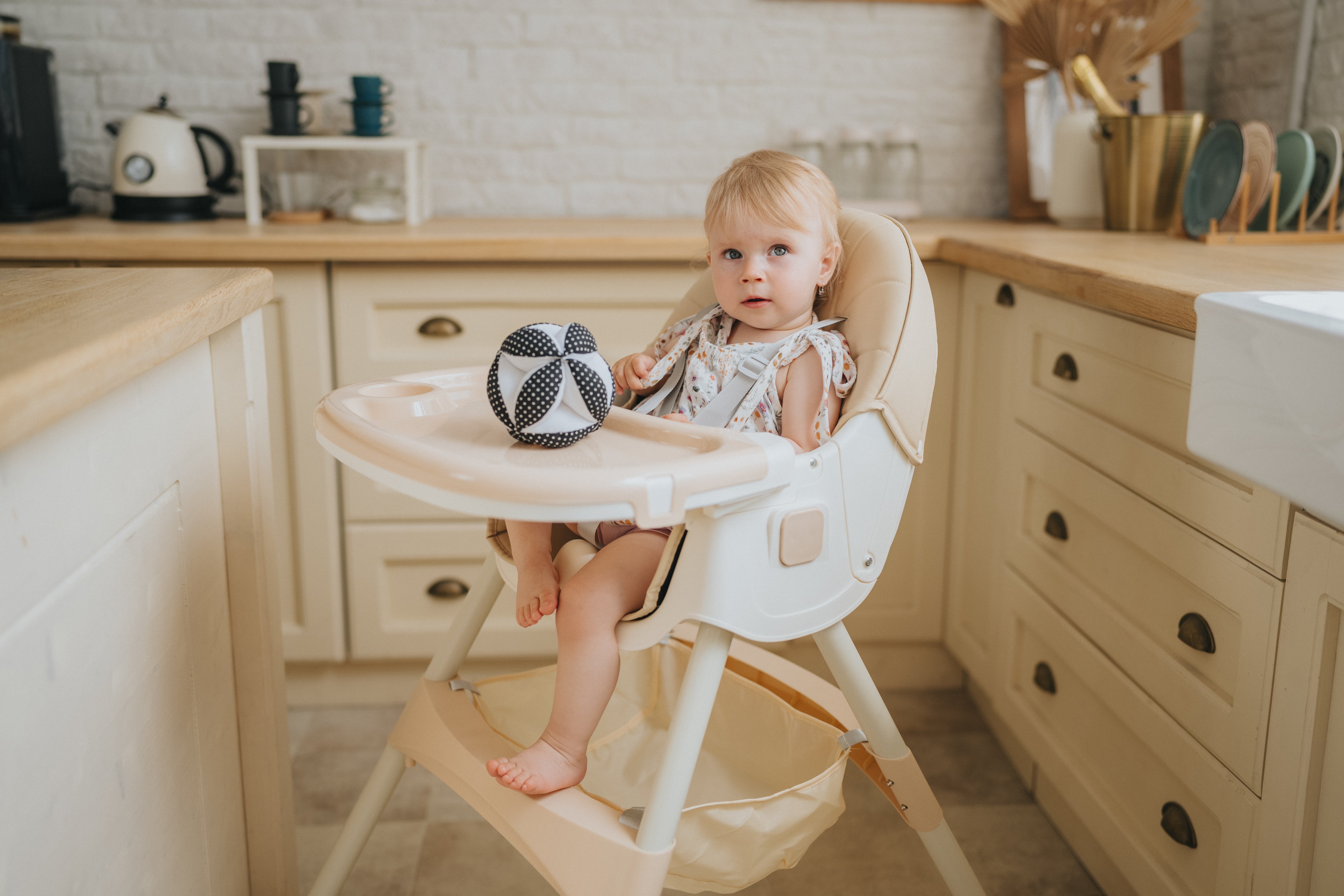 Chaise haute pour enfants 2 en 1 Comfort - Rose