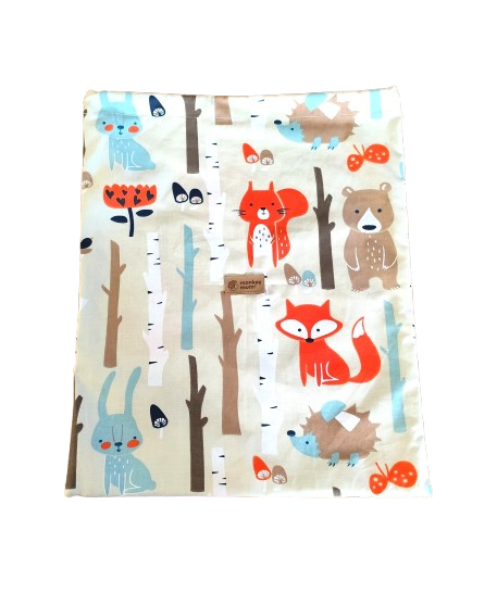 Stoffen zak Monkey Mum® - Dieren in het bos