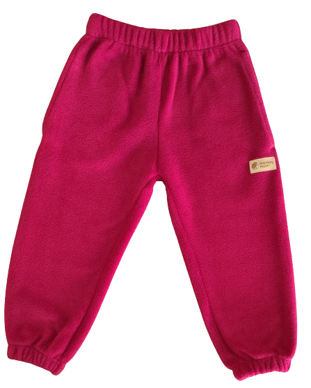 Monkey Mum® Fleecesweatbroek - Bordeaux