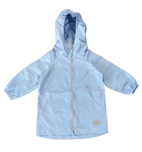 Monkey Mum® Veste coupe-vent avec manches raglan - Bleu clair