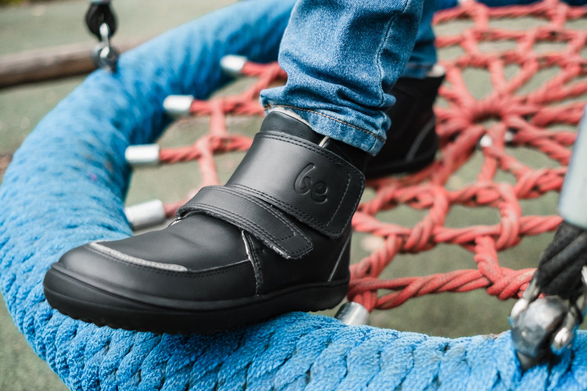 Be Lenka Chaussures pieds nus hiver enfant Panda 2.0 - All Black