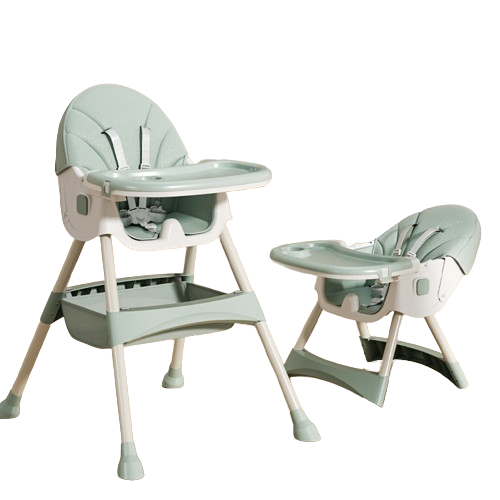 Chaise haute pour enfants 2 en 1 Comfort - Verte