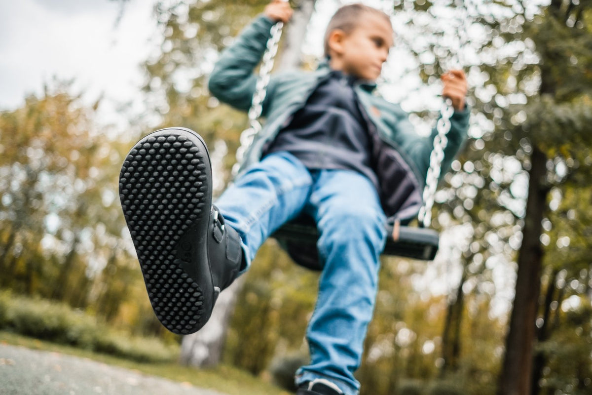 Be Lenka Chaussures pieds nus hiver enfant Panda 2.0 - All Black