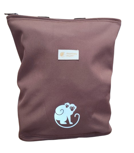 Kinder softshell rugzak Monkey Mum® - Bruin
