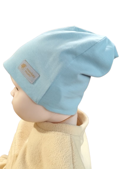 Bonnet Monkey Mum® - Bleu clair