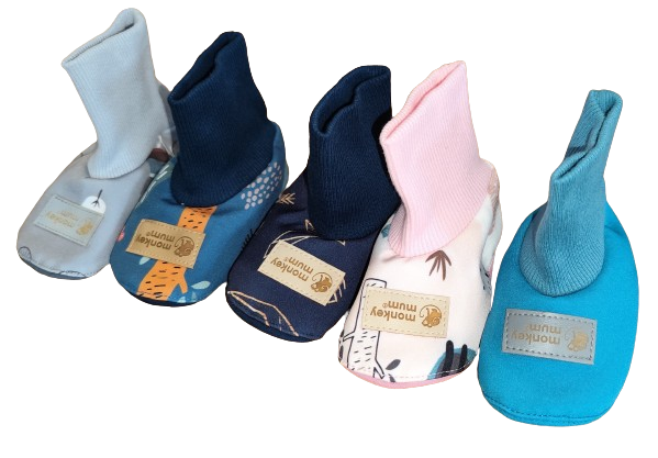 Monkey Mum® Chaussons softshell avec membrane - Joyeux lézard