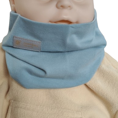 Tour de cou Monkey Mum® - Bleu clair