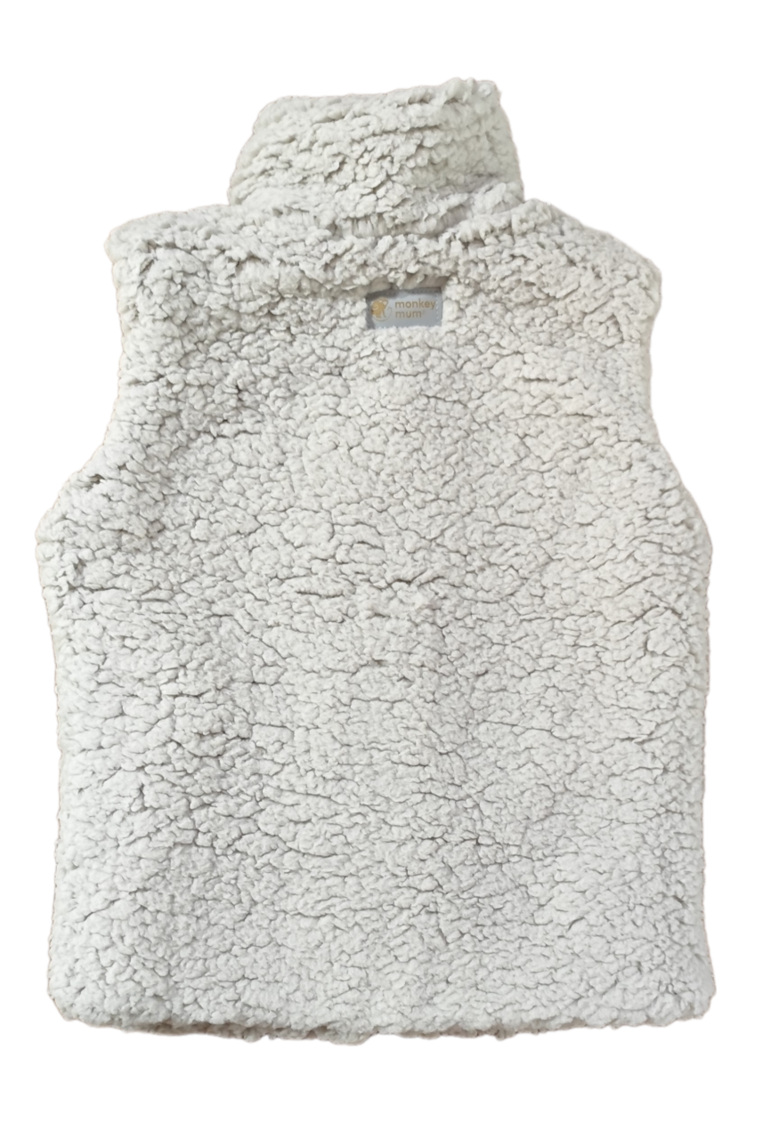 Teddyvest Monkey Mum® - Lichtgrijs