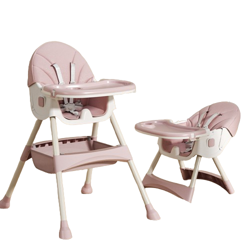 Kinder eetstoel 2-in-1 Comfort - Roze