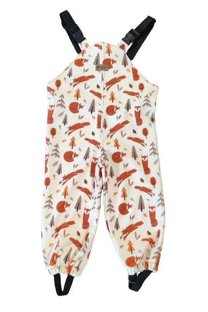 Monkey Mum® Pantalon salopette softshell avec membrane - Jeux du renard