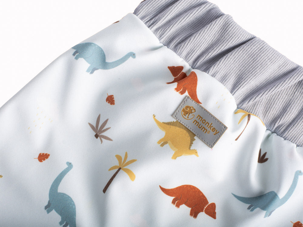 Kinder-softshellbroek met membraan Monkey Mum® - Dinosauriërsverhaal