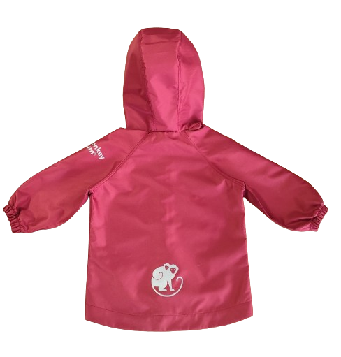 Monkey Mum® Veste coupe-vent avec manches raglan - Bordeaux