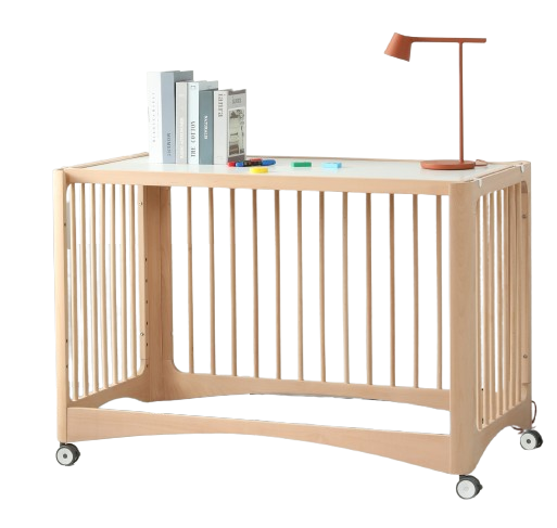 Lit bébé 4 en 1 - Massif - 120x65 cm