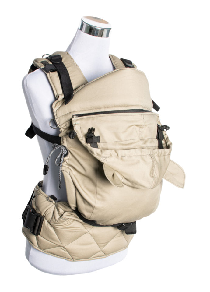 Monkey Mum® Capuche légère pour porte-bébé Carrie - Sable du désert