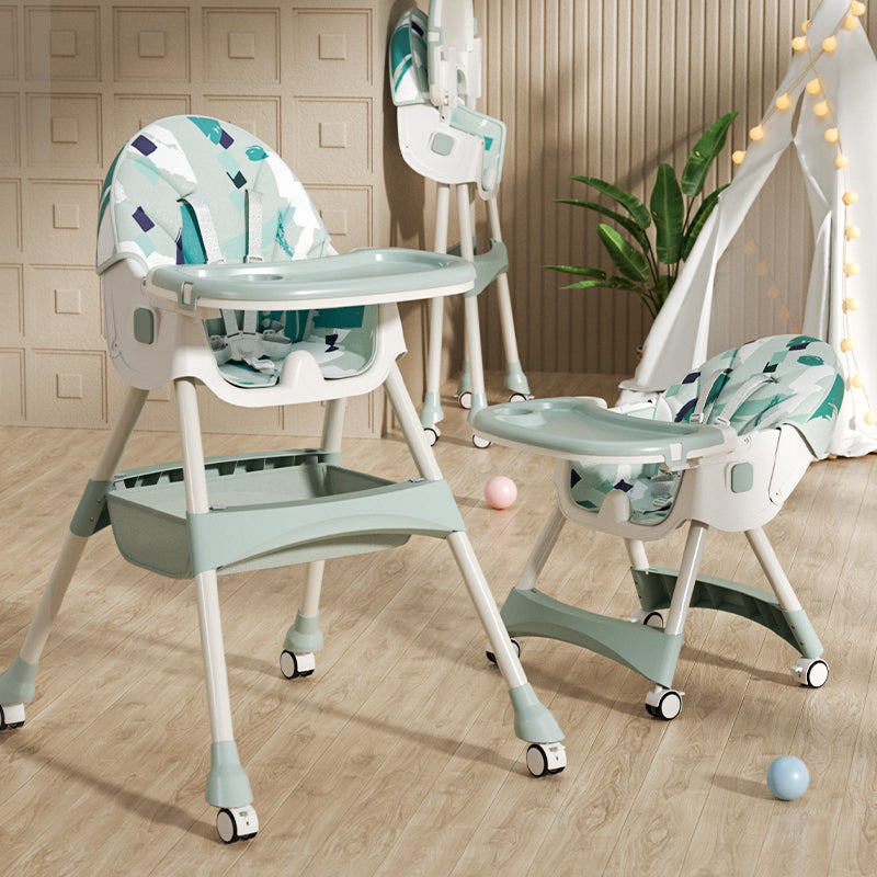Kinder kinderstoel 2v1 Comfort - Groen Ornament
