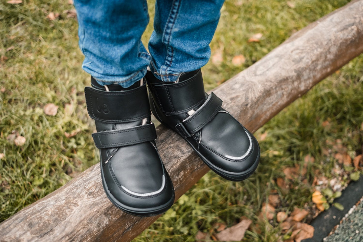 Be Lenka Chaussures pieds nus hiver enfant Panda 2.0 - All Black