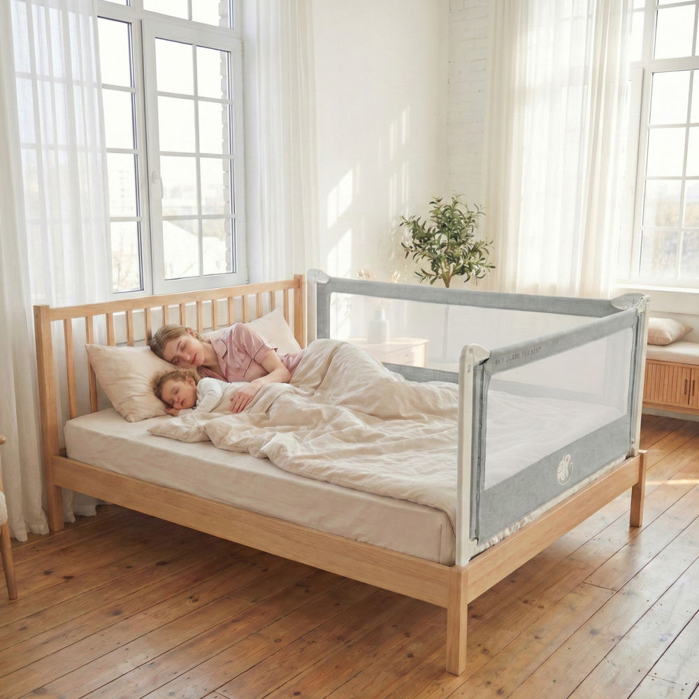 Barrière de lit Monkey Mum® Popular - gris foncé - design