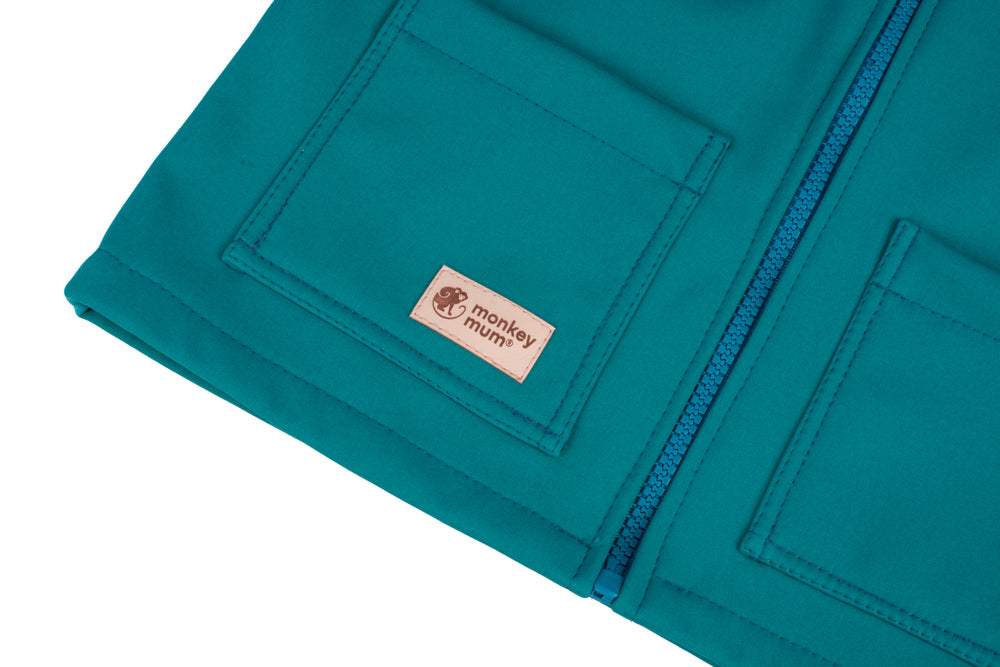 Veste softshell enfant avec membrane Monkey Mum® - Lézard joyeux