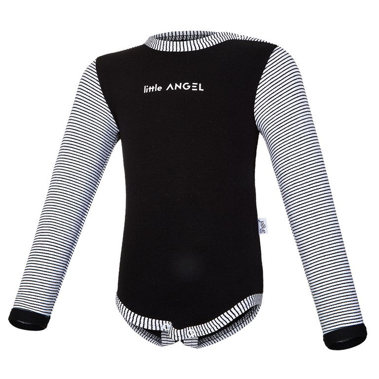 Body skid DR-streep Outlast® - zwart/wit-zwarte streep