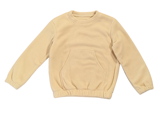 Fleecetrui over het hoofd Monkey Mum® - Beige