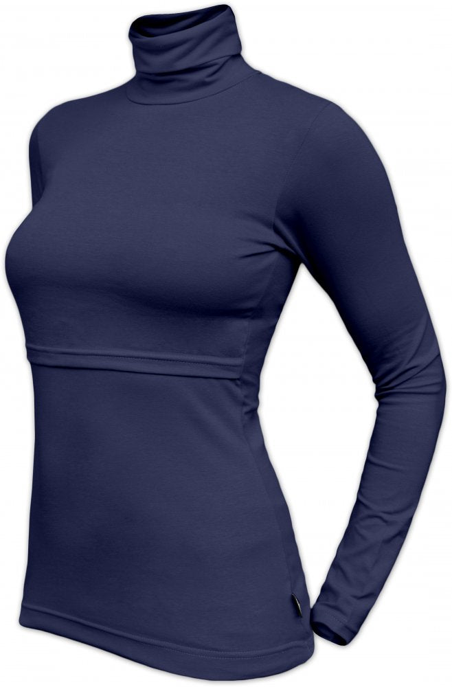Tee-shirt d'allaitement Kateřina - Bleu marine - L/XL