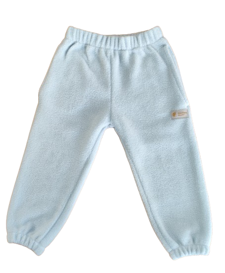 Monkey Mum® Fleecesweatbroek - Lichtblauw