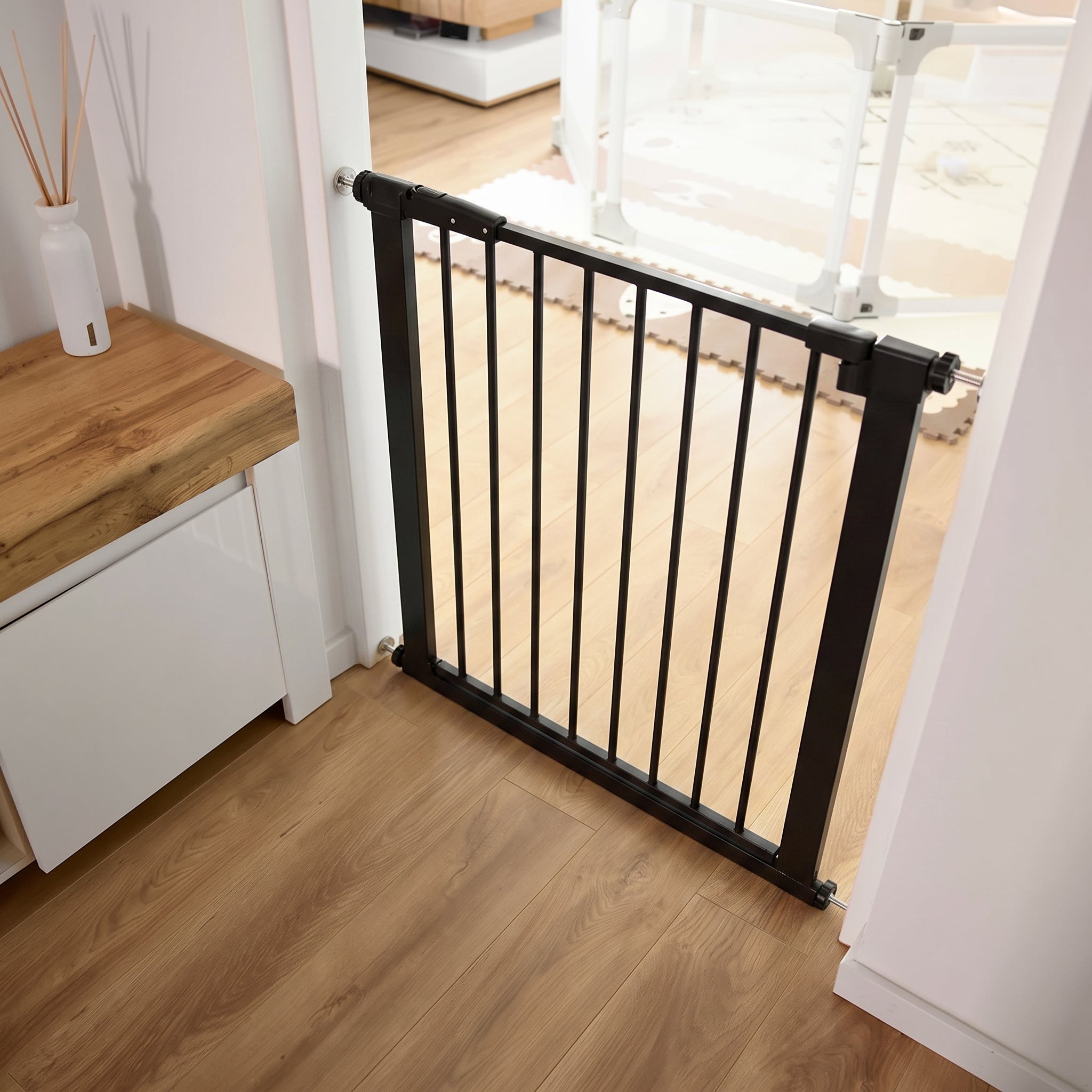 Veiligheidshekje Monkey Mum® – Zwart