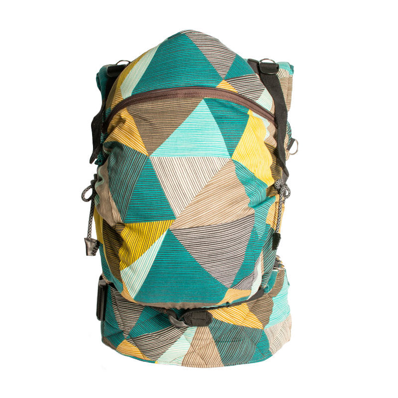 Monkey Mum® Ergonomische meegroei-draagzak Carrie - Betoverende geometrie