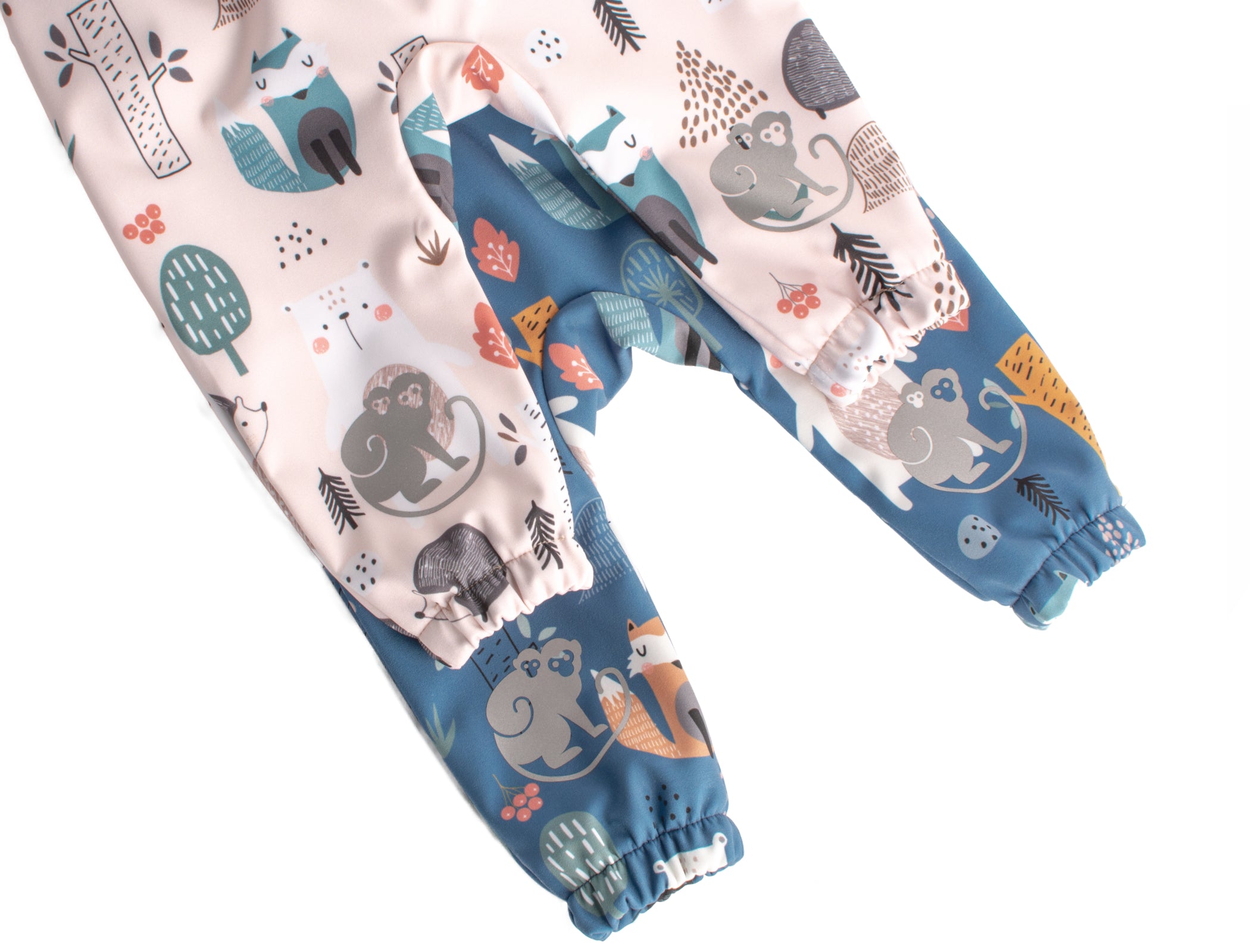 Pantalon enfant softshell avec membrane Monkey Mum® - Animaux nocturnes