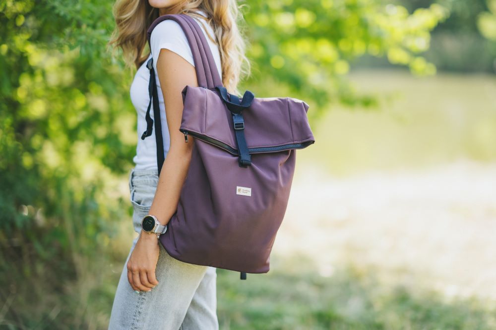 Monkey Mum® Sac à dos softshell intégré pour porte-bébé Carrie - Trace d’ours