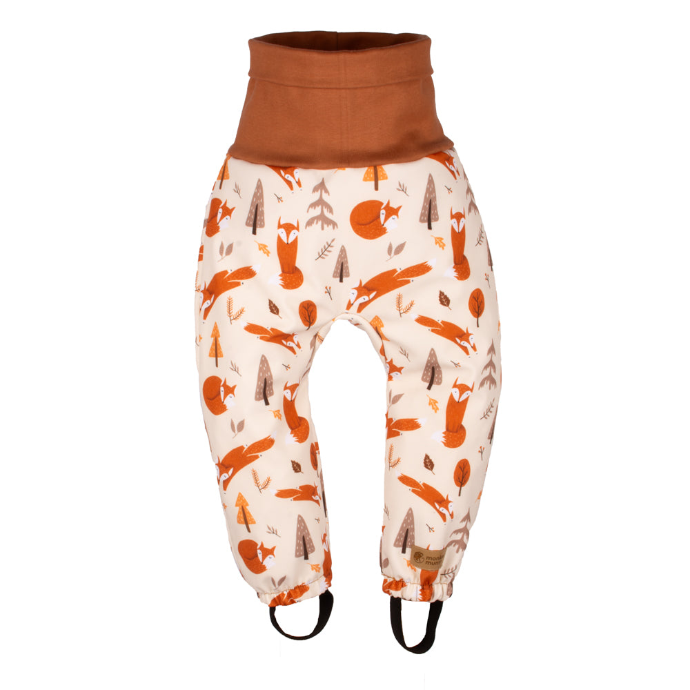Pantalon softshell évolutif pour enfant avec membrane Monkey Mum® - Jeux de renard