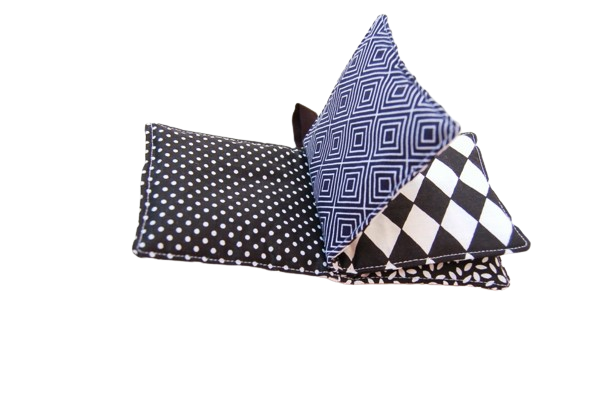 MyMoo Mini-livre mou - Noir et blanc