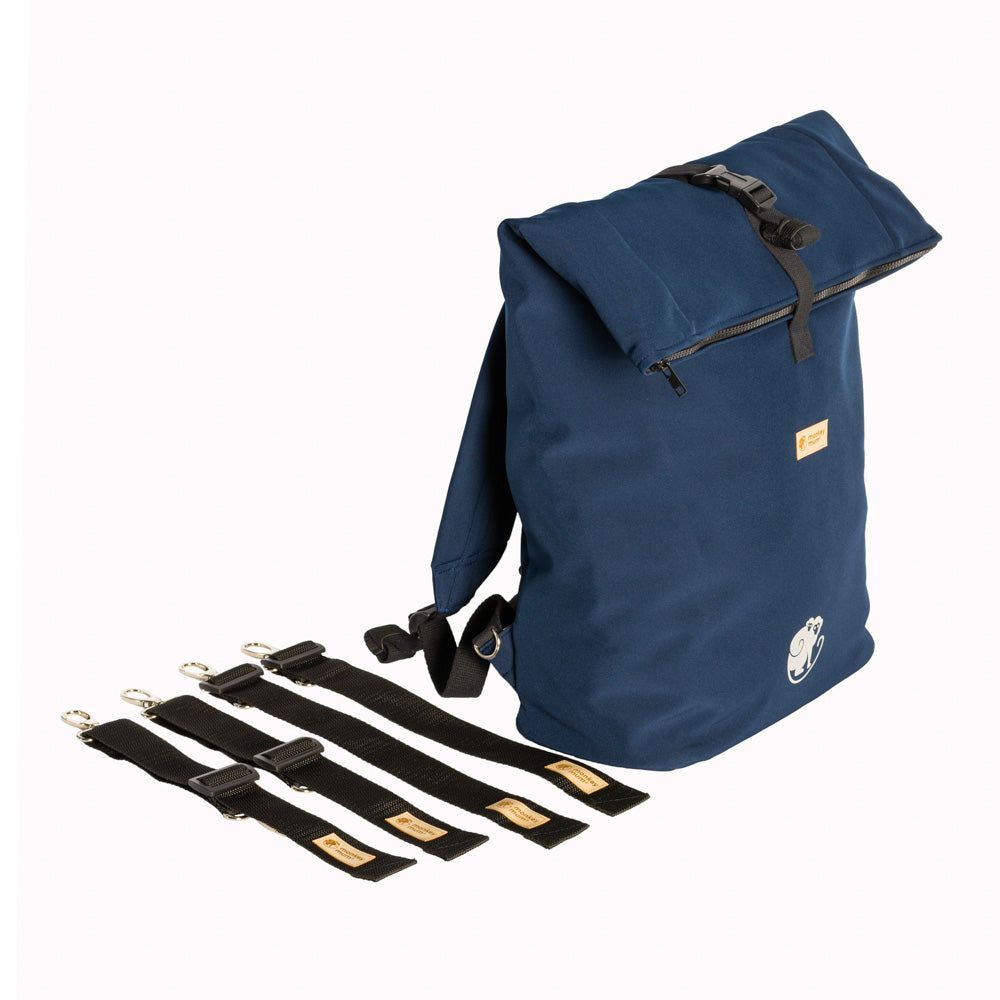 Monkey Mum® Sac à dos intégré en softshell pour porte-bébé Carrie - Ciel nocturne