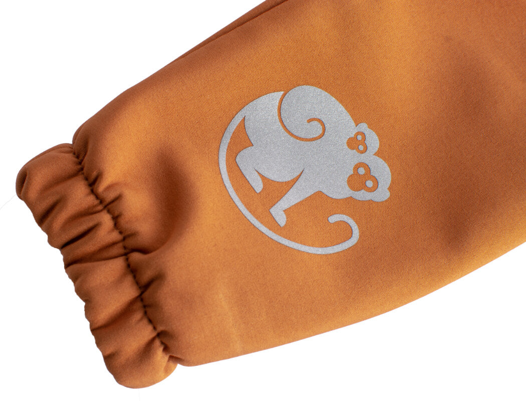 Kinder-softshellbroek met membraan Monkey Mum® - Herfstbladeren